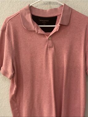 Banana Republic Men's Heather Rose Polo